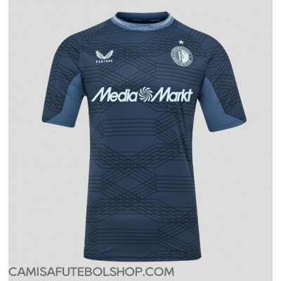 Camisa de time de futebol Feyenoord Sem Steijn #14 Replicas 2º Equipamento 2025-26 Manga Curta Camisa de time de futebol Feyenoord Sem Steijn #14 Replicas 2º Equipamento 2025-26 Manga Curta